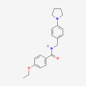 4-ethoxy-N-[4-(1-pyrrolidinyl)benzyl]benzamide