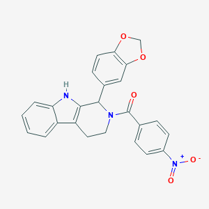 [1-(1,3-benzodioxol-5-yl)-1,3,4,9-tetrahydro-2H-beta-carbolin-2-yl](4-nitrophenyl)methanone