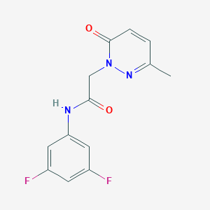 N-(3,5-difluorophenyl)-2-(3-methyl-6-oxo-1(6H)-pyridazinyl)acetamide