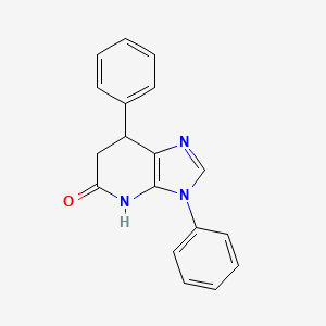 molecular formula C18H15N3O B4470900 3,7-diphenyl-3,4,6,7-tetrahydro-5H-imidazo[4,5-b]pyridin-5-one 