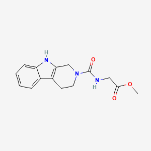 methyl N-(1,3,4,9-tetrahydro-2H-beta-carbolin-2-ylcarbonyl)glycinate