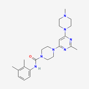 N-(2,3-dimethylphenyl)-4-[2-methyl-6-(4-methylpiperazin-1-yl)pyrimidin-4-yl]piperazine-1-carboxamide