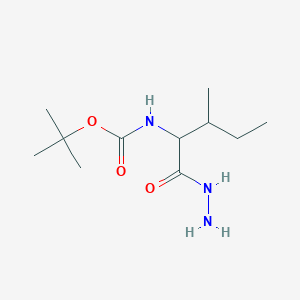 tert-butyl [(1S)-1-(hydrazinocarbonyl)-2-methylbutyl]carbamate