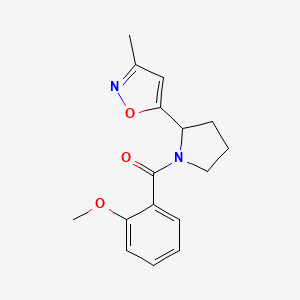 5-[1-(2-Methoxybenzoyl)pyrrolidin-2-YL]-3-methyl-1,2-oxazole