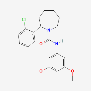 2-(2-chlorophenyl)-N-(3,5-dimethoxyphenyl)azepane-1-carboxamide