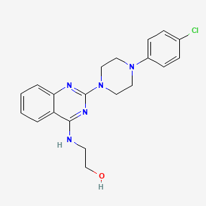 2-({2-[4-(4-chlorophenyl)-1-piperazinyl]-4-quinazolinyl}amino)ethanol