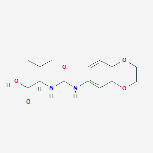 N-[(2,3-dihydro-1,4-benzodioxin-6-ylamino)carbonyl]valine