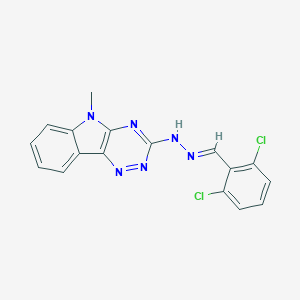 2,6-dichlorobenzaldehyde (5-methyl-5H-[1,2,4]triazino[5,6-b]indol-3-yl)hydrazone