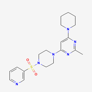 2-methyl-4-(1-piperidinyl)-6-[4-(3-pyridinylsulfonyl)-1-piperazinyl]pyrimidine