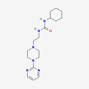 N-CYCLOHEXYL-N'-{2-[4-(2-PYRIMIDINYL)PIPERAZINO]ETHYL}UREA