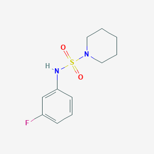 N-(3-fluorophenyl)piperidine-1-sulfonamide