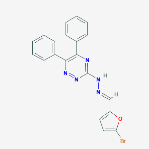 5-Bromo-2-furaldehyde (5,6-diphenyl-1,2,4-triazin-3-yl)hydrazone