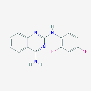 N~2~-(2,4-difluorophenyl)-2,4-quinazolinediamine