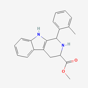 methyl 1-(2-methylphenyl)-2,3,4,9-tetrahydro-1H-pyrido[3,4-b]indole-3-carboxylate