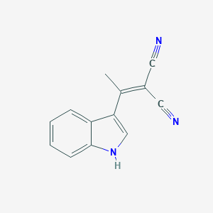 molecular formula C13H9N3 B447145 2-[1-(1H-indol-3-yl)ethylidene]malononitrile 