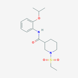 1-(ETHANESULFONYL)-N-[2-(PROPAN-2-YLOXY)PHENYL]PIPERIDINE-3-CARBOXAMIDE