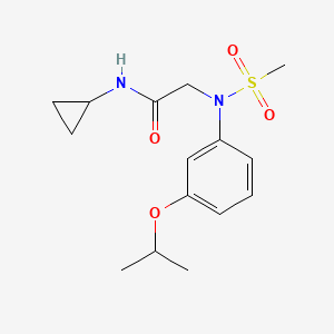 N~1~-cyclopropyl-N~2~-(3-isopropoxyphenyl)-N~2~-(methylsulfonyl)glycinamide