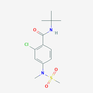 N-TERT-BUTYL-2-CHLORO-4-(N-METHYLMETHANESULFONAMIDO)BENZAMIDE