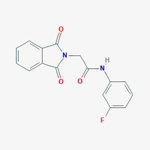 2-(1,3-dioxo-1,3-dihydro-2H-isoindol-2-yl)-N-(3-fluorophenyl)acetamide