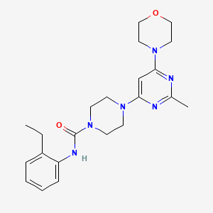 N-(2-ETHYLPHENYL)-4-[2-METHYL-6-(MORPHOLIN-4-YL)PYRIMIDIN-4-YL]PIPERAZINE-1-CARBOXAMIDE