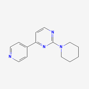 2-piperidino-4-(4-pyridyl)pyrimidine