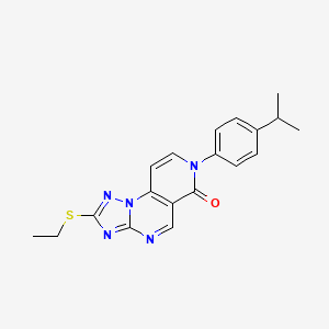 2-(ethylsulfanyl)-7-(4-isopropylphenyl)pyrido[3,4-e][1,2,4]triazolo[1,5-a]pyrimidin-6(7H)-one