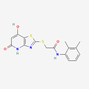 N-(2,3-dimethylphenyl)-2-[(7-hydroxy-5-oxo-4,5-dihydro[1,3]thiazolo[4,5-b]pyridin-2-yl)thio]acetamide