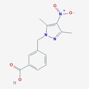 3-(3,5-Dimethyl-4-nitro-pyrazol-1-ylmethyl)-benzoic acid