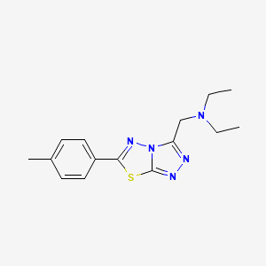 N-ethyl-N-{[6-(4-methylphenyl)[1,2,4]triazolo[3,4-b][1,3,4]thiadiazol-3-yl]methyl}ethanamine