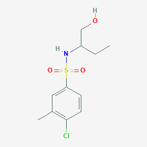 molecular formula C11H16ClNO3S B4471867 [(4-Chloro-3-methylphenyl)sulfonyl](1-ethyl-2-hydroxyethyl)amine 