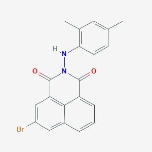 5-bromo-2-(2,4-dimethylanilino)-1H-benzo[de]isoquinoline-1,3(2H)-dione