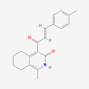 1-methyl-4-[3-(4-methylphenyl)acryloyl]-5,6,7,8-tetrahydro-3(2H)-isoquinolinone