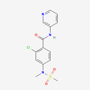 2-CHLORO-4-(N-METHYLMETHANESULFONAMIDO)-N-(PYRIDIN-3-YL)BENZAMIDE