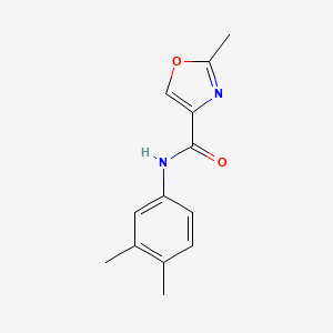 N-(3,4-dimethylphenyl)-2-methyl-1,3-oxazole-4-carboxamide