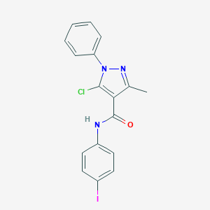 5-Chloro-3-methyl-1-phenyl-1H-pyrazole-4-carboxylic acid (4-iodo-phenyl)-amide