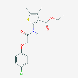 Ethyl 2-{[(4-chlorophenoxy)acetyl]amino}-4,5-dimethylthiophene-3-carboxylate