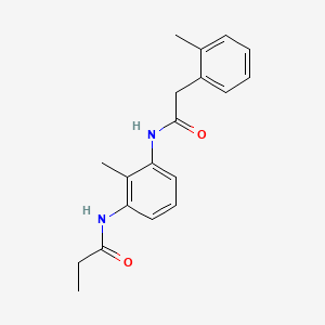 N-(2-methyl-3-{[(2-methylphenyl)acetyl]amino}phenyl)propanamide