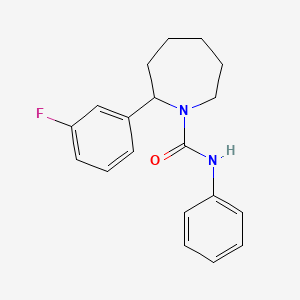 2-(3-fluorophenyl)-N-phenylazepane-1-carboxamide