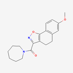 3-(1-azepanylcarbonyl)-7-methoxy-4,5-dihydronaphtho[2,1-d]isoxazole