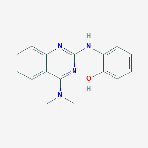 2-{[4-(dimethylamino)-2-quinazolinyl]amino}phenol