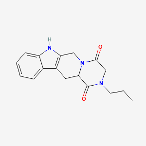 6-propyl-3,6,17-triazatetracyclo[8.7.0.03,8.011,16]heptadeca-1(10),11,13,15-tetraene-4,7-dione