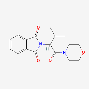 2-[2-methyl-1-(4-morpholinylcarbonyl)propyl]-1H-isoindole-1,3(2H)-dione