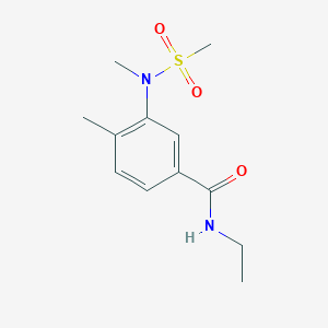 N-ETHYL-4-METHYL-3-(N-METHYLMETHANESULFONAMIDO)BENZAMIDE