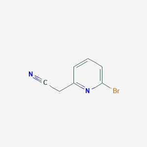 molecular formula C7H5BrN2 B044724 2-(6-溴吡啶-2-基)丙腈 CAS No. 112575-11-8