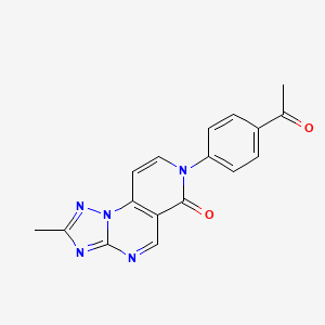 7-(4-acetylphenyl)-2-methylpyrido[3,4-e][1,2,4]triazolo[1,5-a]pyrimidin-6(7H)-one