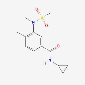 N-CYCLOPROPYL-4-METHYL-3-(N-METHYLMETHANESULFONAMIDO)BENZAMIDE