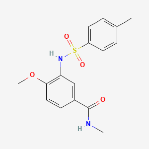 4-METHOXY-N-METHYL-3-(4-METHYLBENZENESULFONAMIDO)BENZAMIDE