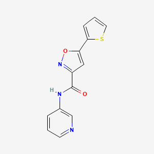 N-3-pyridinyl-5-(2-thienyl)-3-isoxazolecarboxamide