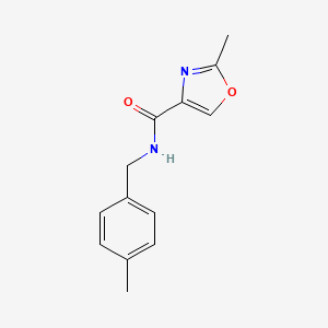 2-methyl-N-(4-methylbenzyl)-1,3-oxazole-4-carboxamide