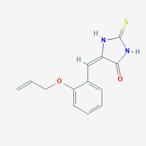 molecular formula C13H12N2O2S B447274 5-[2-(Allyloxy)benzylidene]-2-thioxo-4-imidazolidinone 